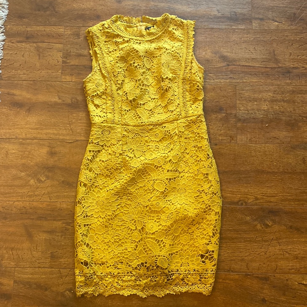 Yellow (mustard color) Sun Dress